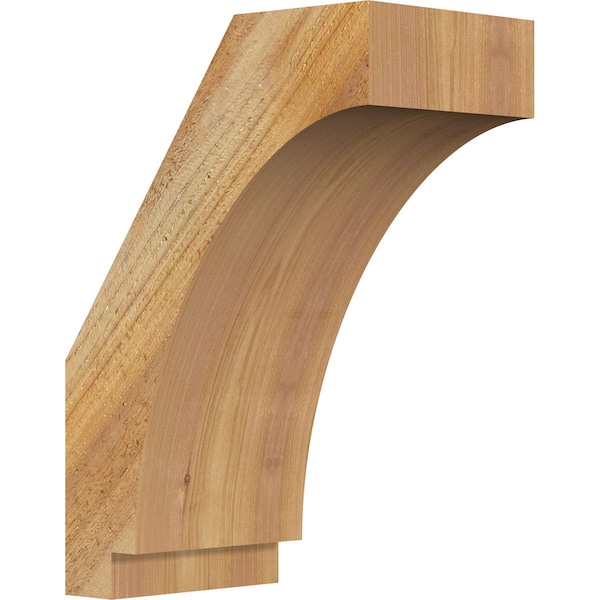 Ekena Millwork 6"W x 10"D x 14"H Imperial Rough Sawn Knee Brace, Western Red Cedar BRC06X10X14IMP00RWR - main